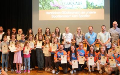 Ehrung der Sportler durch die Marktgemeinde