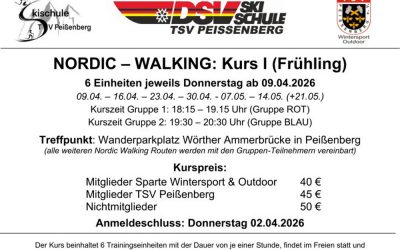Nordic – Walking Kurs Frühling