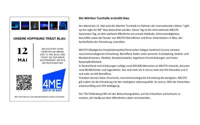 Internationale Aktion „Light up the night for ME“