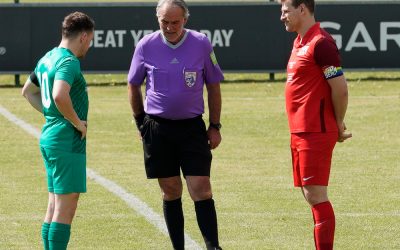 In Berg war nicht nur die erste Mannschaft am Start auch TSV Schiedsrichter Rießenberger hatten einen Einsatz