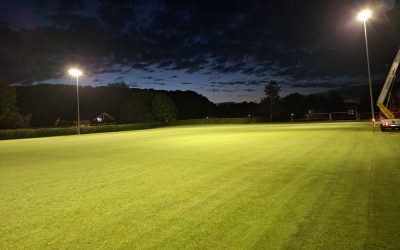 Umrüstung auf LED Technik an den Trainingsplätzen erfolgt