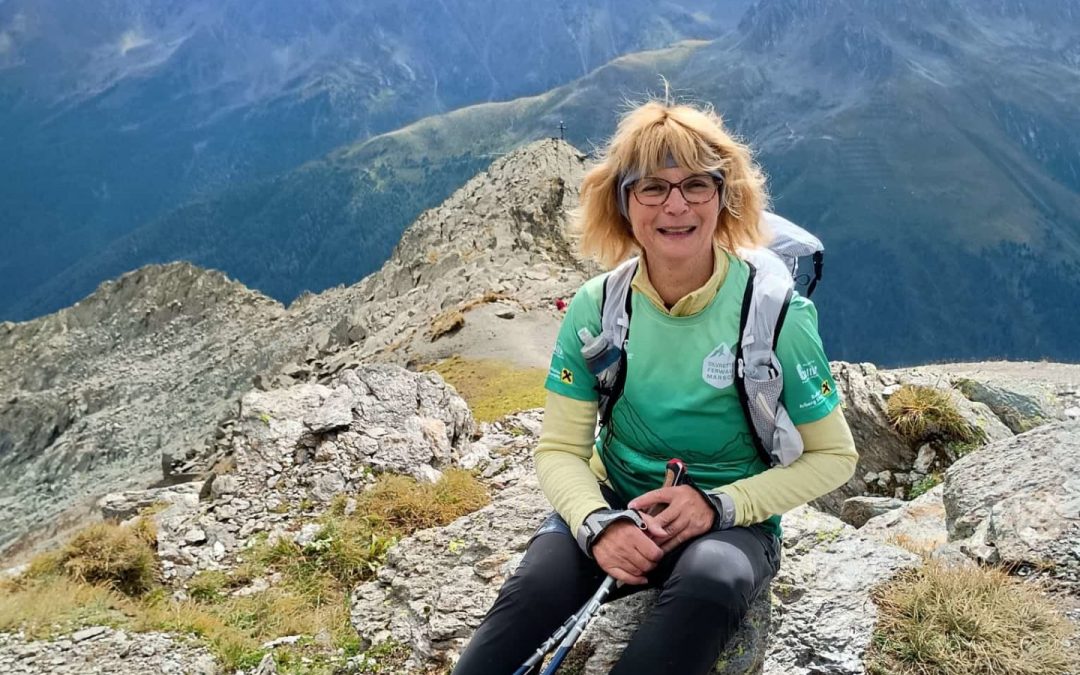 22.08.2026, Abteilung: Wintersport & Outdoor, Monika Lenttner nahm beim 53. Silvretta Ferwall Marsch in Galtür im Paznaun (Tirol) mit über 1.500 Teilnehmern teil