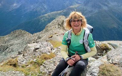 22.08.2026, Abteilung: Wintersport & Outdoor, Monika Lenttner nahm beim 53. Silvretta Ferwall Marsch in Galtür im Paznaun (Tirol) mit über 1.500 Teilnehmern teil